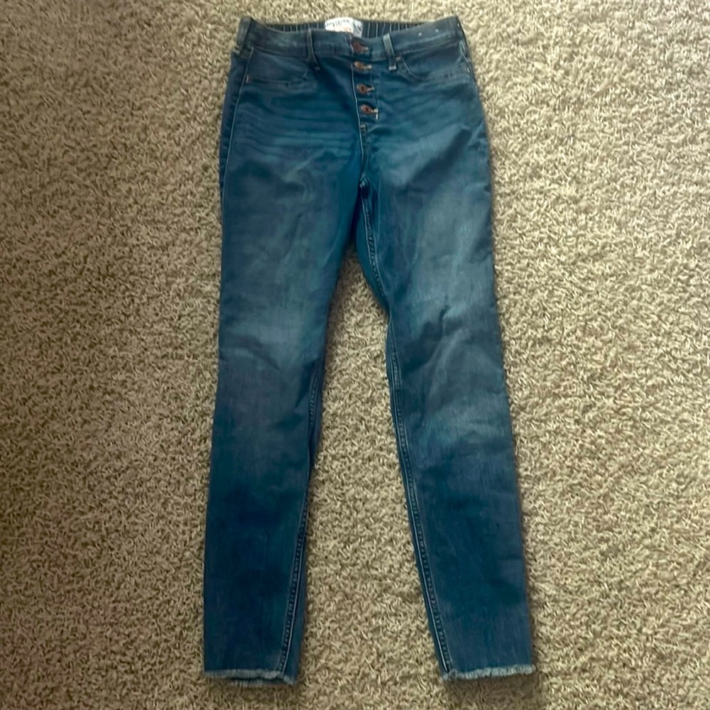 NWOT Girls Size 13/14 abercrombie kids high rise jean leggings